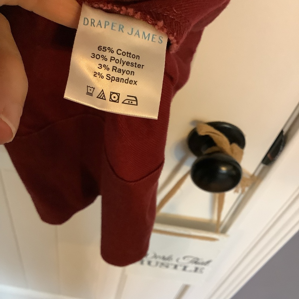 Draper James Rich Burgundy Dress View 6